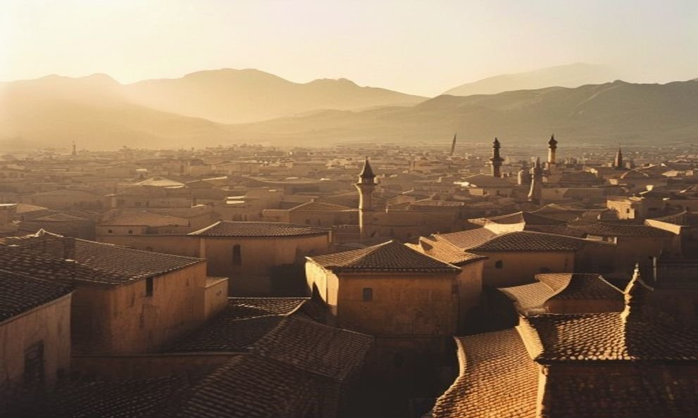 Volunteers and community in Morocco